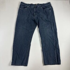 Tommy Bahama Standard Mens Blue Jeans Coin Pocket Denim Straight Leg Size 42x30